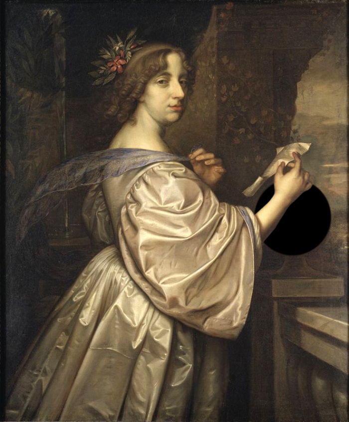 Cristina de Suecia. David Beck, 1650. Rectificada.