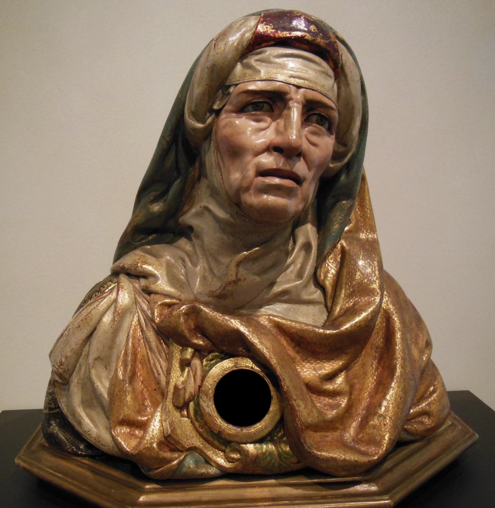 Busto relicario de Santa Ana. Juan de Juni, 1550. Rectificado.