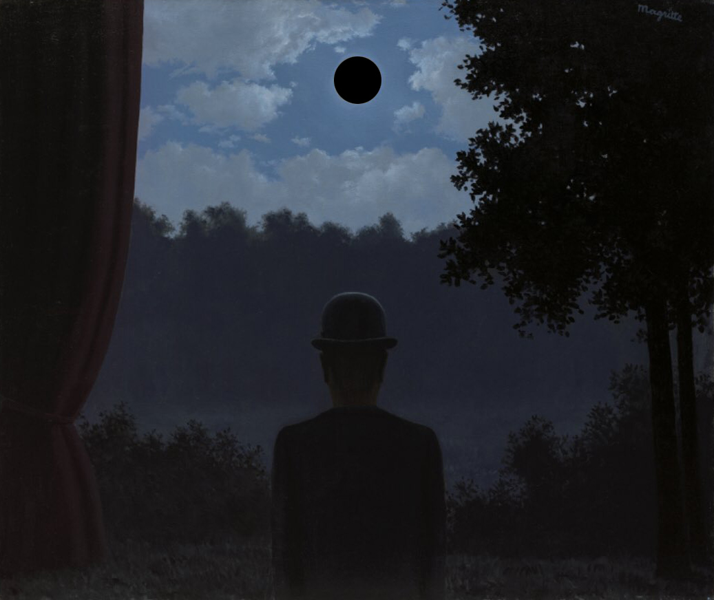 Rene Magritte. A la reencontré du plaisier, 1962. Rectificado.